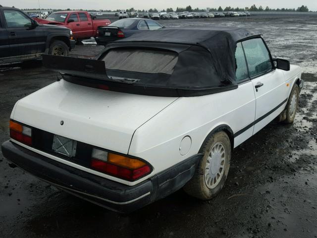 YS3AL76L0M7007820 - 1991 SAAB 900 BASE WHITE photo 4