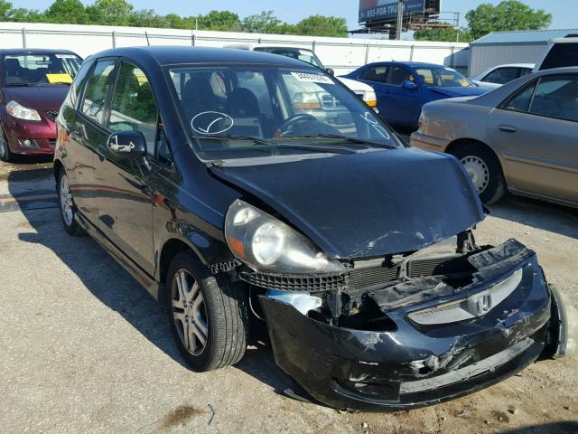 JHMGD37687S001716 - 2007 HONDA FIT S 黑色 照片 1