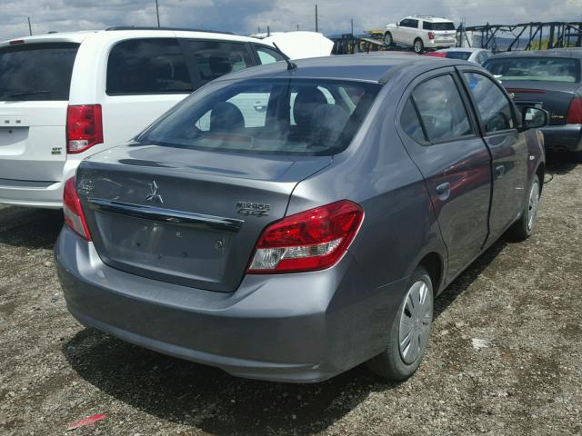 ML32F3FJ0HHF19450 - 2017 MITSUBISHI MIRAGE G4 GRAY photo 4