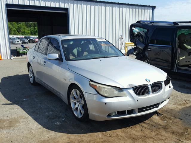 WBANB33595CN65844 - 2005 BMW 545 I SILVER photo 1