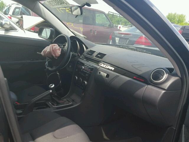 JM1BK34L681154632 - 2008 MAZDA SPEED 3 BLACK photo 5