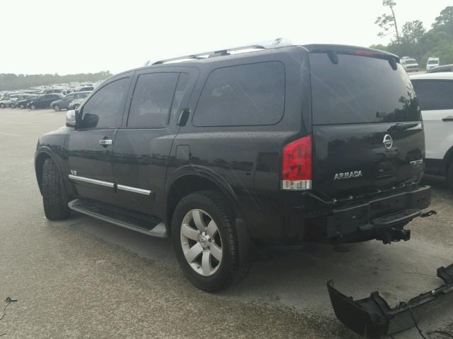 5N1BA0ND9AN618998 - 2010 NISSAN ARMADA SE BLACK photo 3