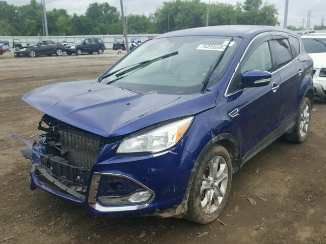 1FMCU9H94DUC11141 - 2013 FORD ESCAPE SEL BLUE photo 2