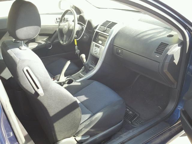 JTKDE177X50038069 - 2005 TOYOTA SCION TC 蓝色 照片 5