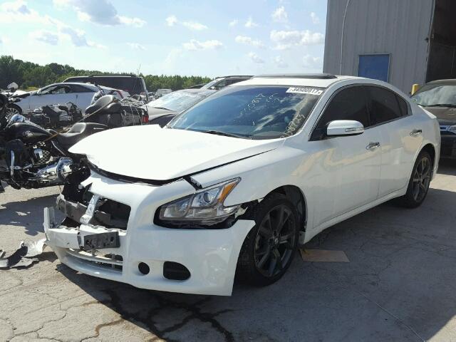 1N4AA5AP7DC808723 - 2013 NISSAN MAXIMA S/S WHITE photo 2