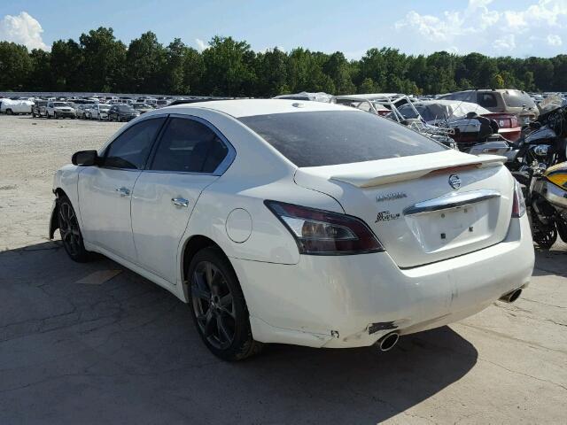 1N4AA5AP7DC808723 - 2013 NISSAN MAXIMA S/S WHITE photo 3