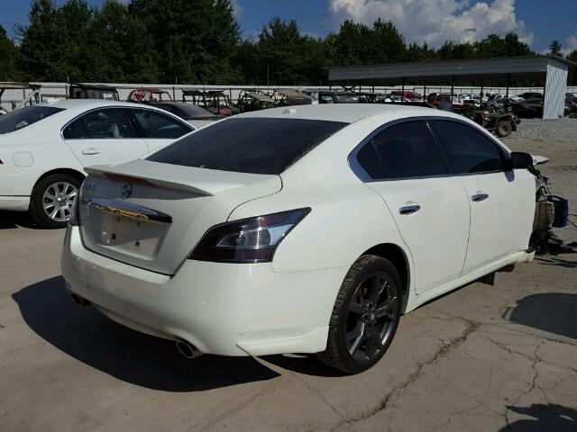 1N4AA5AP7DC808723 - 2013 NISSAN MAXIMA S/S WHITE photo 4