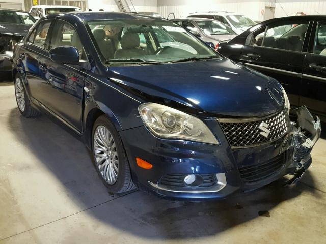 JS2RE9A33B6110150 - 2011 SUZUKI KIZASHI SE BLUE photo 1