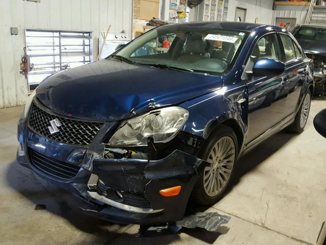 JS2RE9A33B6110150 - 2011 SUZUKI KIZASHI SE BLUE photo 2