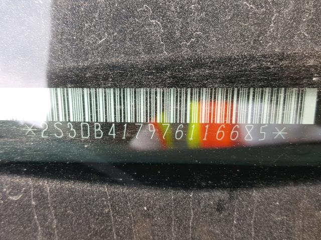 2S3DB417976116685 - 2007 SUZUKI XL7 LUXURY CHARCOAL photo 10