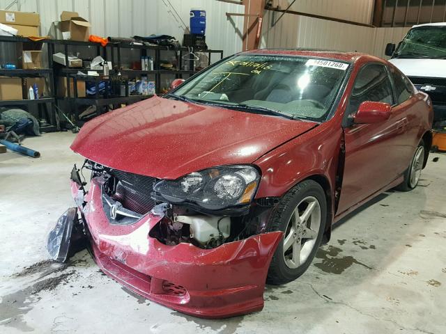 JH4DC54842C033802 - 2002 ACURA RSX RED photo 2
