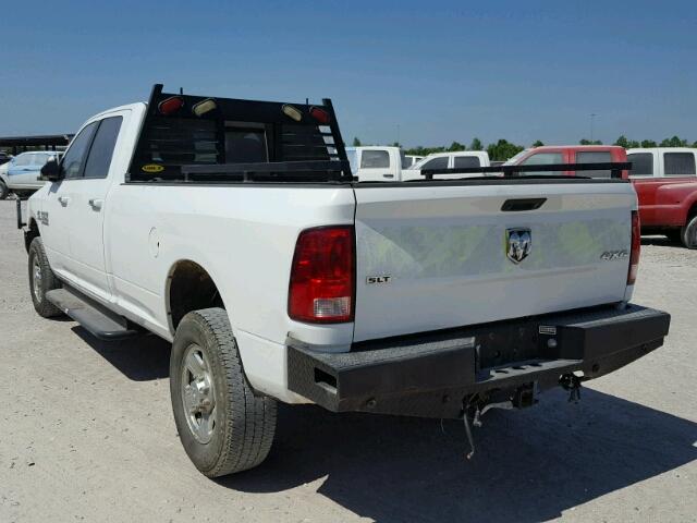 3C6UR5JL5EG265777 - 2014 RAM 2500 SLT WHITE photo 3