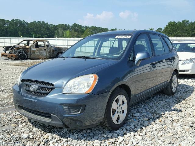 KNAFG528597221875 - 2009 KIA RONDO BASE BLUE photo 2