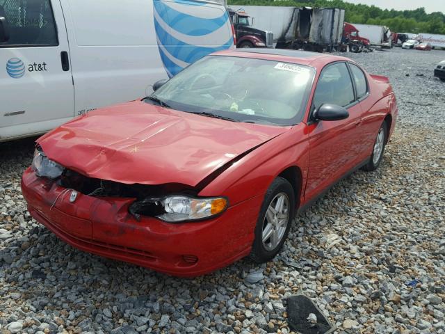 2G1WW12E659316824 - 2005 CHEVROLET MONTE CARL 红色 照片 2