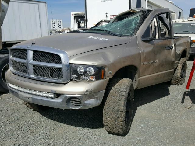 3D7KS28C55G770443 - 2005 DODGE RAM 2500 S GOLD photo 2