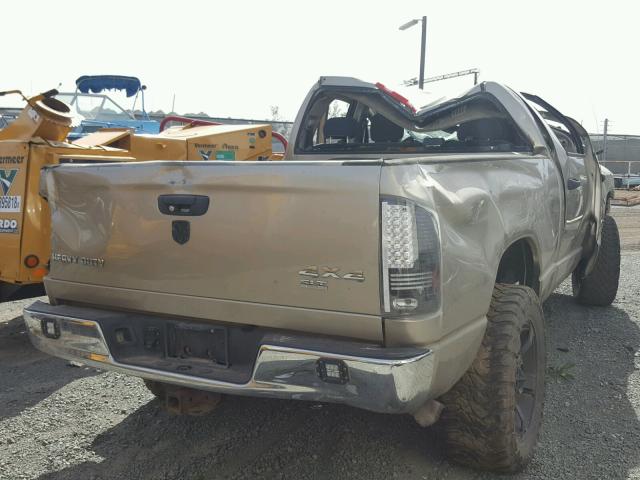 3D7KS28C55G770443 - 2005 DODGE RAM 2500 S GOLD photo 4