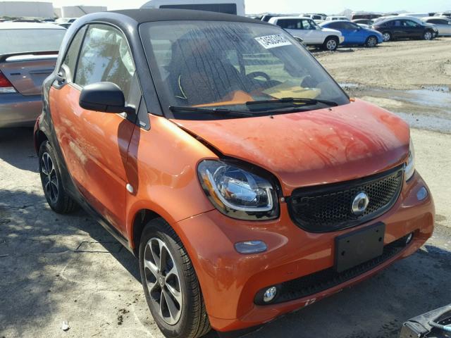 WMEFJ9BA5HK230393 - 2017 SMART FORTWO ELE 橙色 照片 1