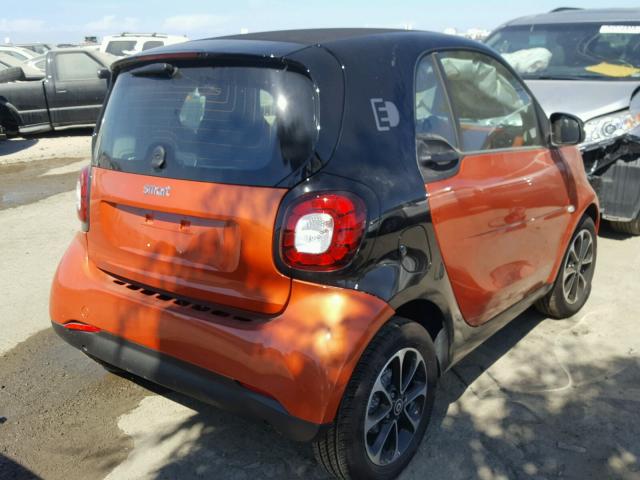WMEFJ9BA5HK230393 - 2017 SMART FORTWO ELE 橙色 照片 4