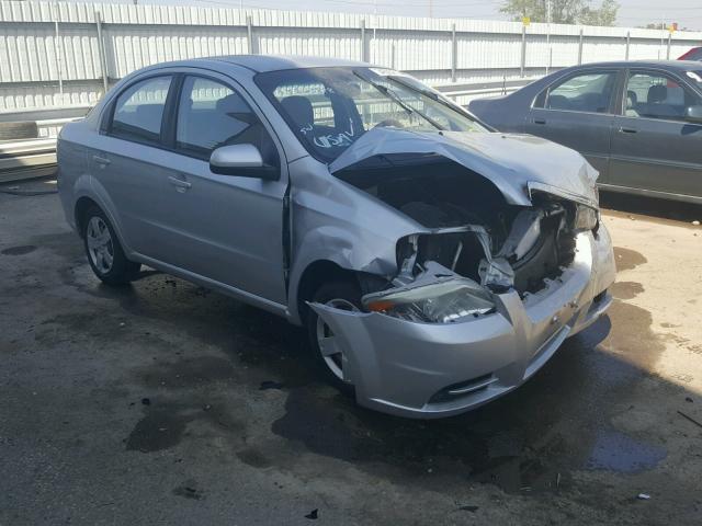 KL1TD5DE3BB184045 - 2011 CHEVROLET AVEO LS SILVER photo 1