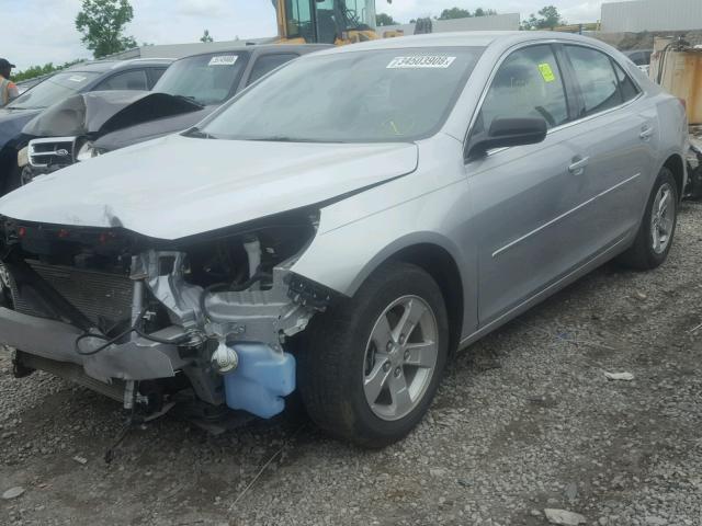 1G11B5SA0DF352489 - 2013 CHEVROLET MALIBU LS SILVER photo 2