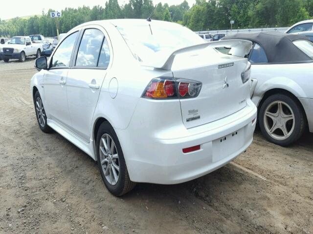 JA32U2FU0GU007826 - 2016 MITSUBISHI LANCER ES WHITE photo 3