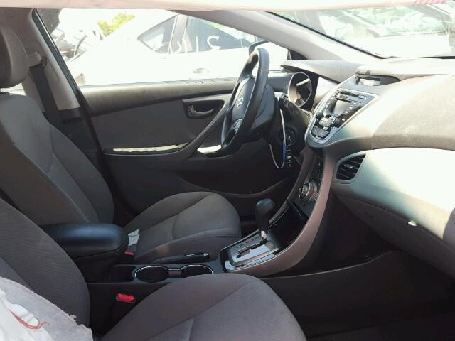 KMHDH4AE1DU990727 - 2013 HYUNDAI ELANTRA BLUE photo 5