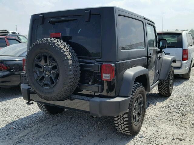 1C4AJWAG3HL728681 - 2017 JEEP WRANGLER S BLACK photo 4