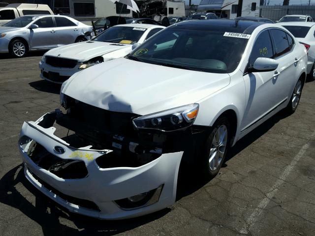 KNALN4D71G5199146 - 2016 KIA CADENZA LU WHITE photo 2