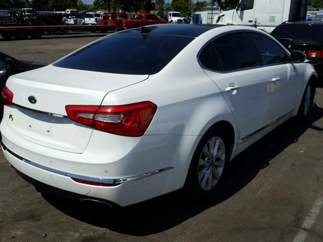 KNALN4D71G5199146 - 2016 KIA CADENZA LU WHITE photo 4