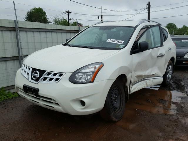 JN8AS5MV4FW761383 - 2015 NISSAN ROGUE SELE WHITE photo 2