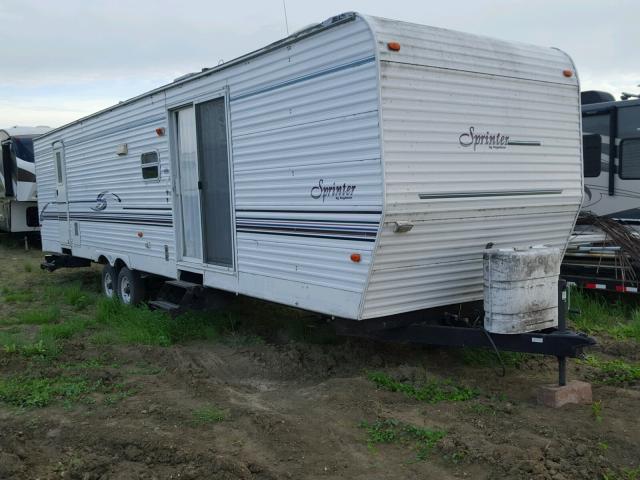 4YDR3772911023659 - 2001 KEYSTONE SPRINTER თეთრი ფოტო 1