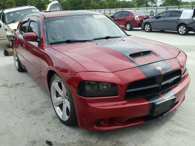 2B3KA73W96H333916 - 2006 DODGE CHARGER SR RED photo 1