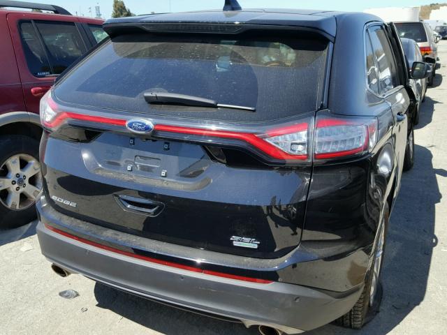 2FMPK3J9XHBB37654 - 2017 FORD EDGE SEL BLACK photo 4