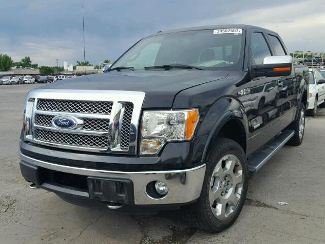 1FTFW1ET5CKD96257 - 2012 FORD F150 SUPER BLACK photo 2