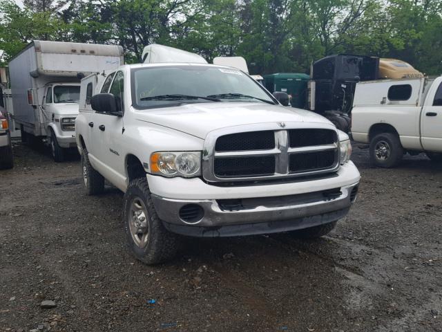 3D7KU28D64G245179 - 2004 DODGE RAM 2500 S WHITE photo 1