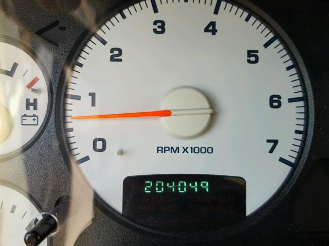 3D7KU28D64G245179 - 2004 DODGE RAM 2500 S WHITE photo 8