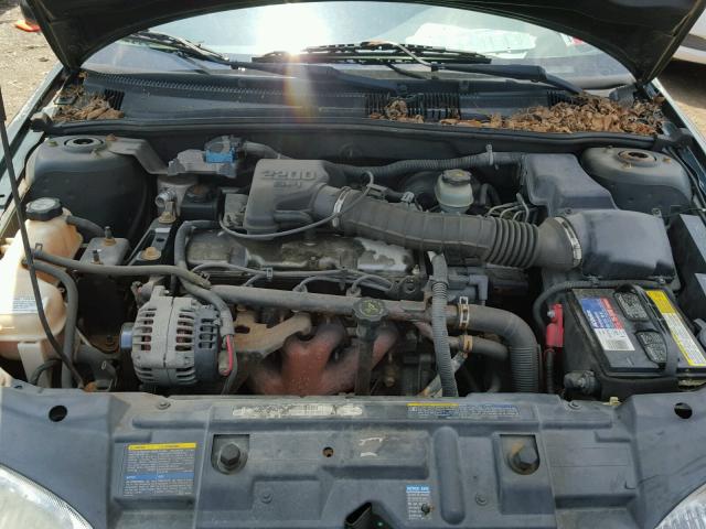 1G1JC524227161817 - 2002 CHEVROLET CAVALIER B GREEN photo 7