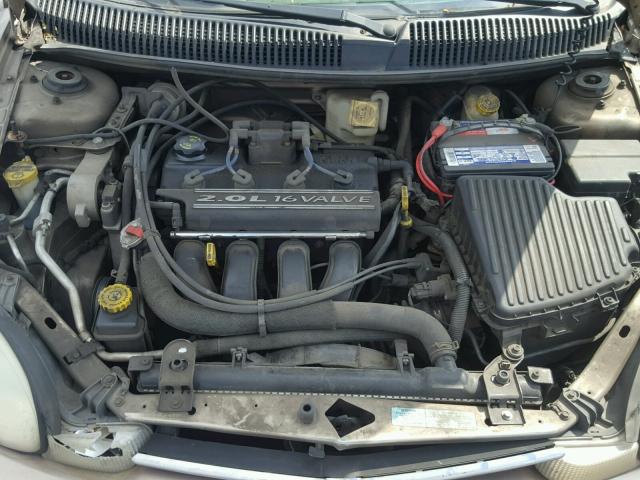 1B3ES46C5YD821383 - 2000 DODGE NEON BASE GRAY photo 7