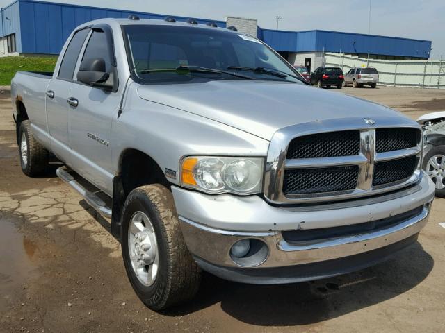 3D7KU28D03G841158 - 2003 DODGE RAM 2500 S SILVER photo 1
