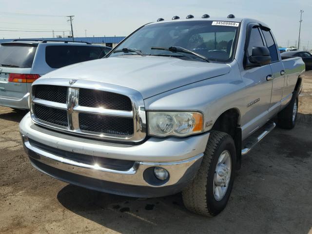 3D7KU28D03G841158 - 2003 DODGE RAM 2500 S SILVER photo 2