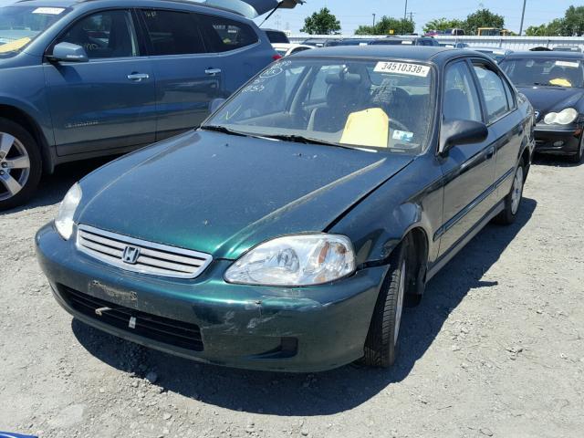 2HGEJ6618XH563553 - 1999 HONDA CIVIC BASE 绿色 照片 2