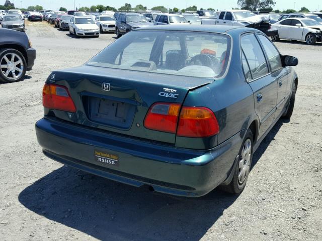 2HGEJ6618XH563553 - 1999 HONDA CIVIC BASE 绿色 照片 4