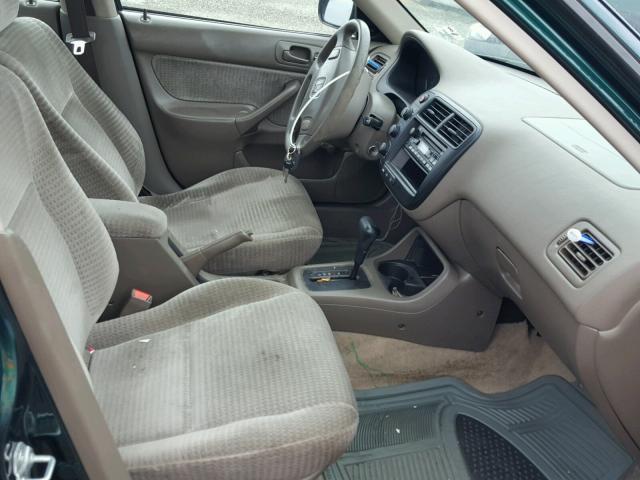 2HGEJ6618XH563553 - 1999 HONDA CIVIC BASE 绿色 照片 5