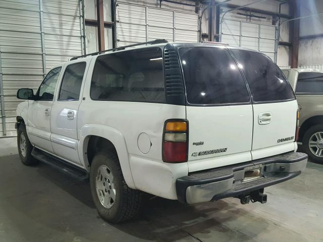 3GNEC16Z54G114786 - 2004 CHEVROLET SUBURBAN C WHITE photo 3