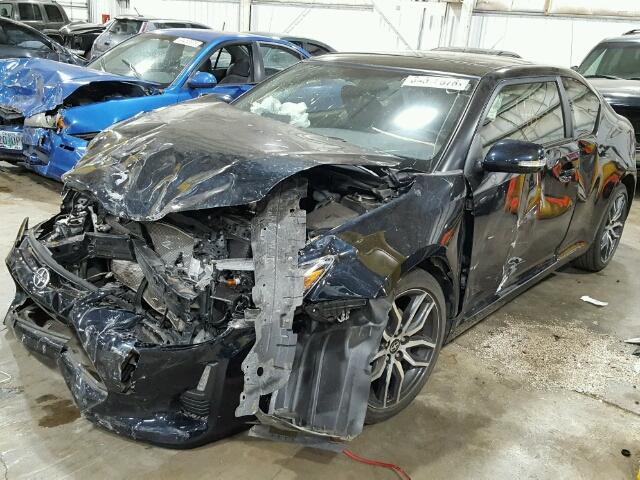 JTKJF5C77GJ019005 - 2016 TOYOTA SCION TC BLUE photo 2