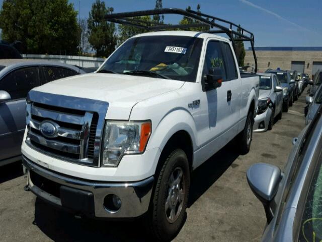 1FTPX14V39KB82378 - 2009 FORD F150 WHITE photo 2