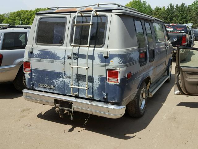 1GBEG25H2E7222411 - 1984 CHEVROLET G20 BLUE photo 4