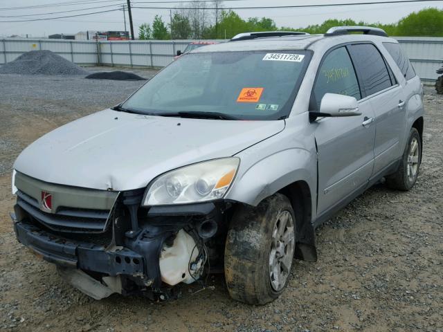 5GZEV33738J146284 - 2008 SATURN OUTLOOK XR SILVER photo 2