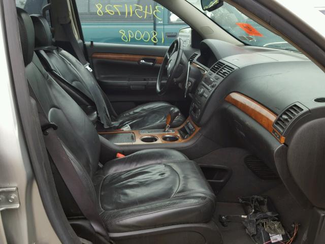 5GZEV33738J146284 - 2008 SATURN OUTLOOK XR ვერცხლისფერი ფოტო 5