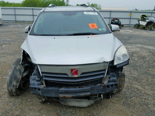 5GZEV33738J146284 - 2008 SATURN OUTLOOK XR SILVER photo 9